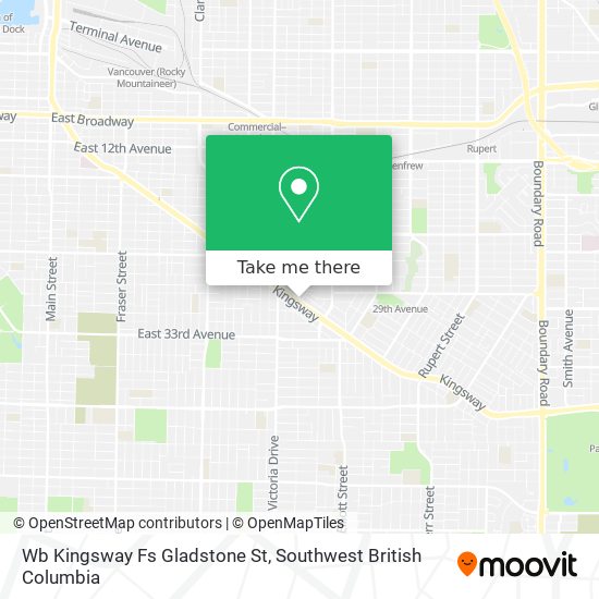 Wb Kingsway Fs Gladstone St map