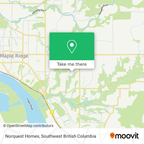 Norquest Homes map