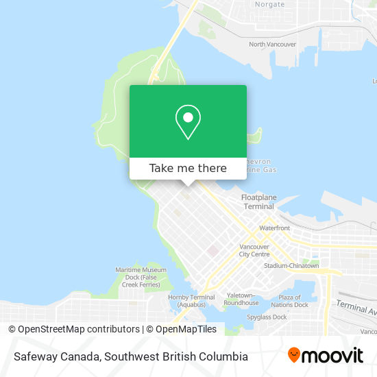 Safeway Canada map