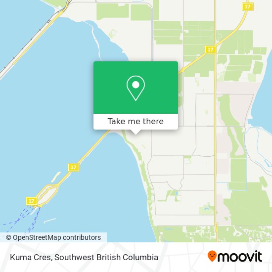 Kuma Cres map