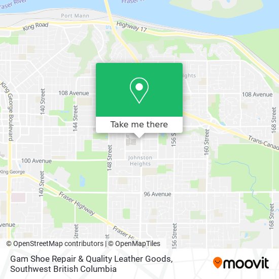 Gam Shoe Repair & Quality Leather Goods map