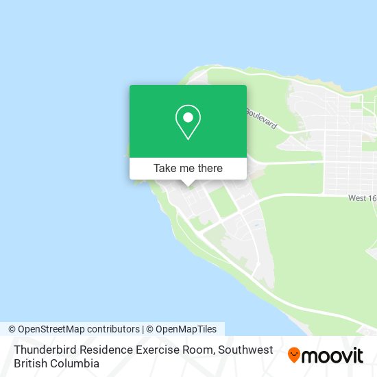 Thunderbird Residence Exercise Room map