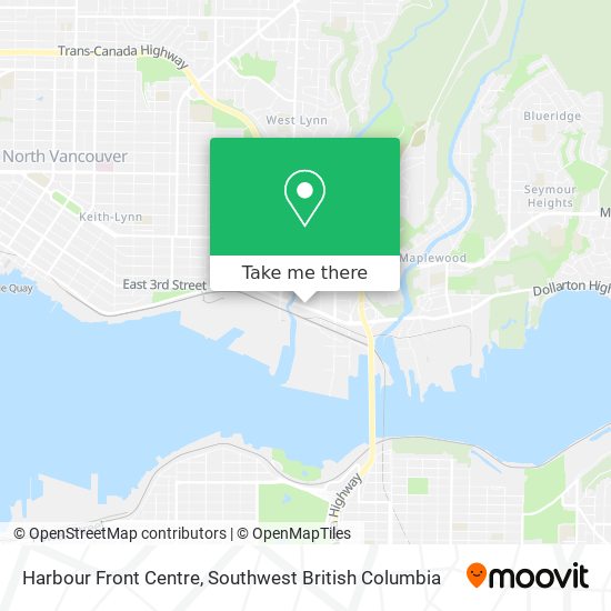 Harbour Front Centre map