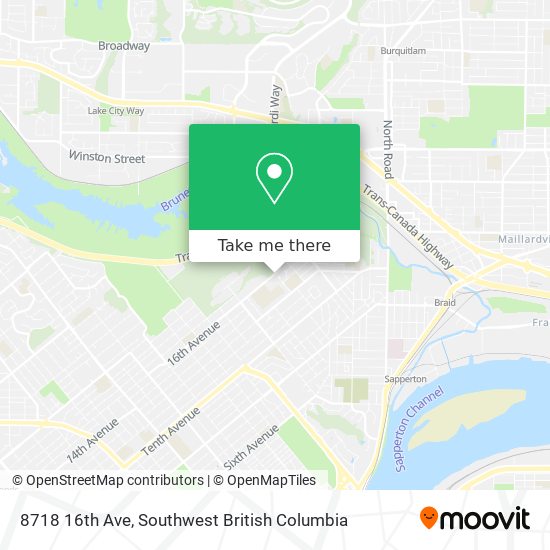 8718 16th Ave map