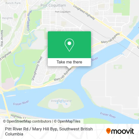 Pitt River Rd / Mary Hill Byp map