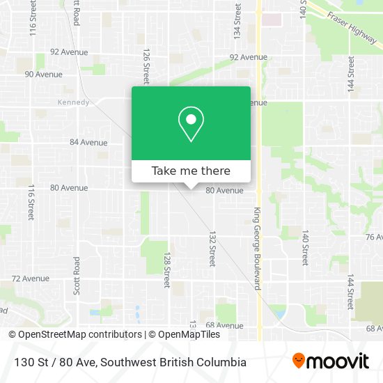 130 St / 80 Ave plan