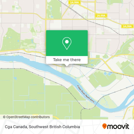 Cga Canada map