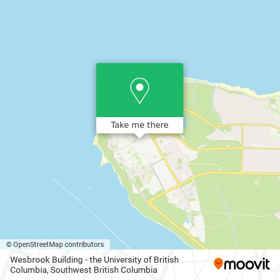 Wesbrook Building - the University of British Columbia map