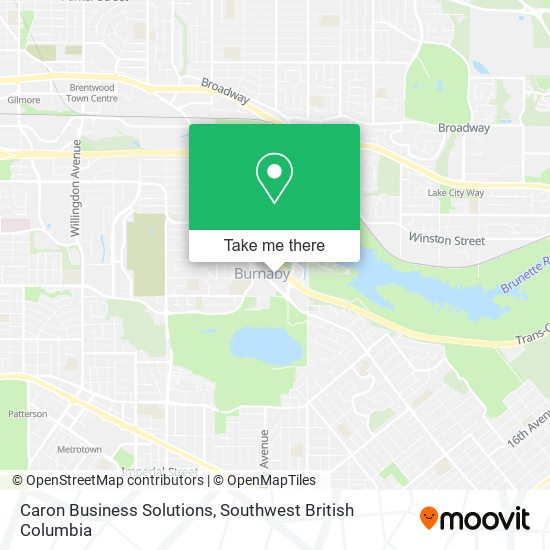 Caron Business Solutions map