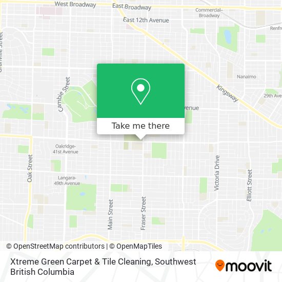 Xtreme Green Carpet & Tile Cleaning map