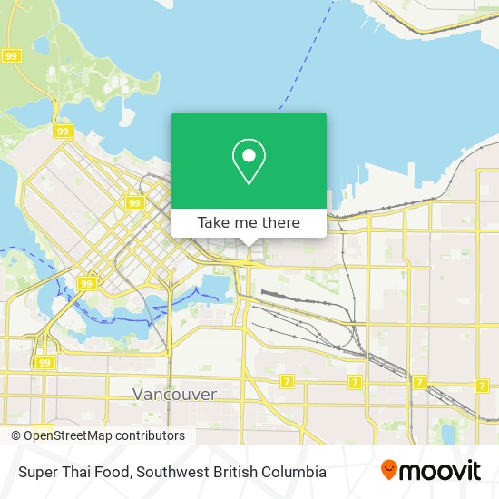 Super Thai Food map