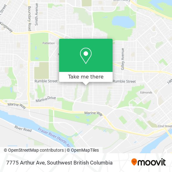 7775 Arthur Ave map