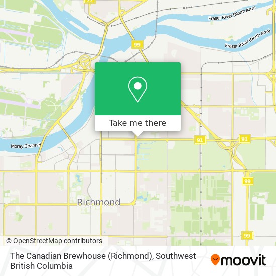The Canadian Brewhouse (Richmond) map