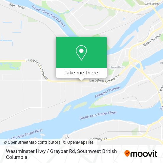Westminster Hwy / Graybar Rd map