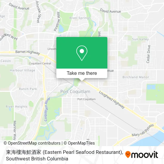 東海樓海鮮酒家 (Eastern Pearl Seafood Restaurant) plan