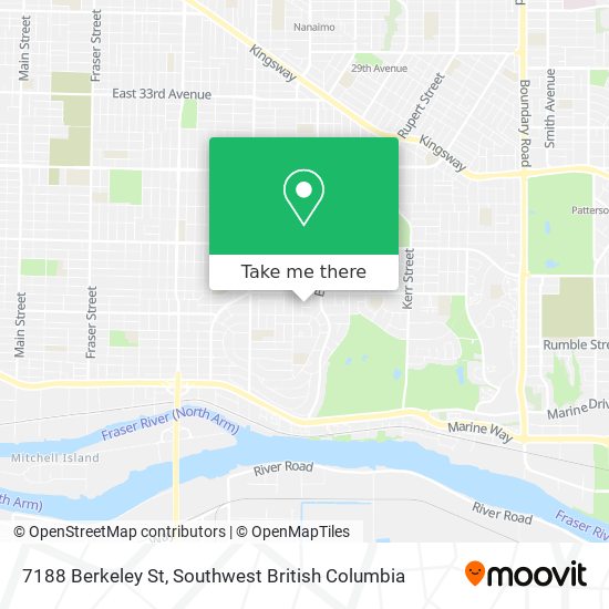 7188 Berkeley St map