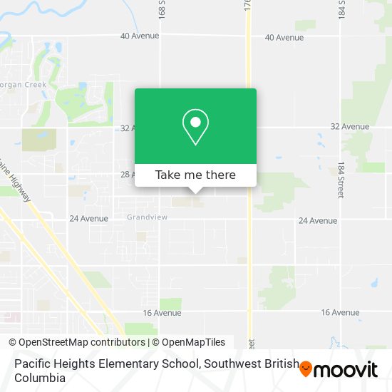 Pacific Heights Elementary School map