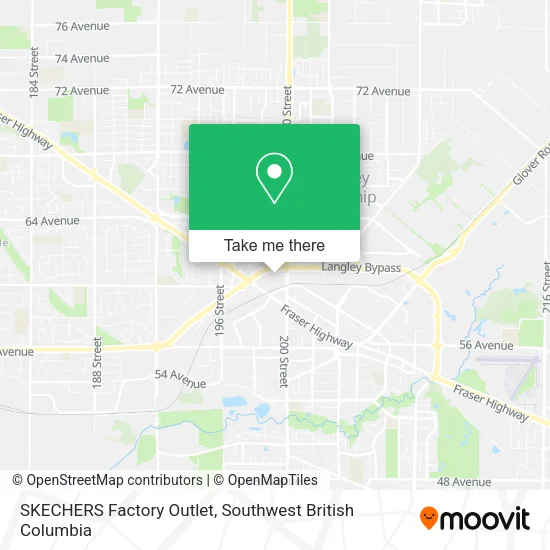 SKECHERS Factory Outlet map