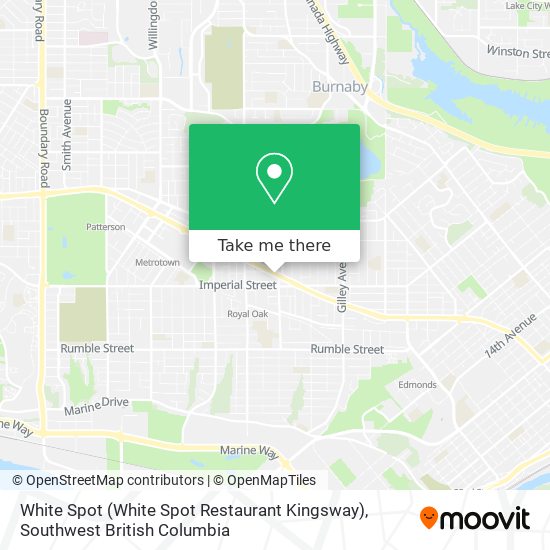 White Spot (White Spot Restaurant Kingsway) map