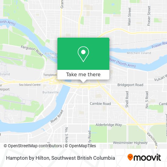 Hampton by Hilton map