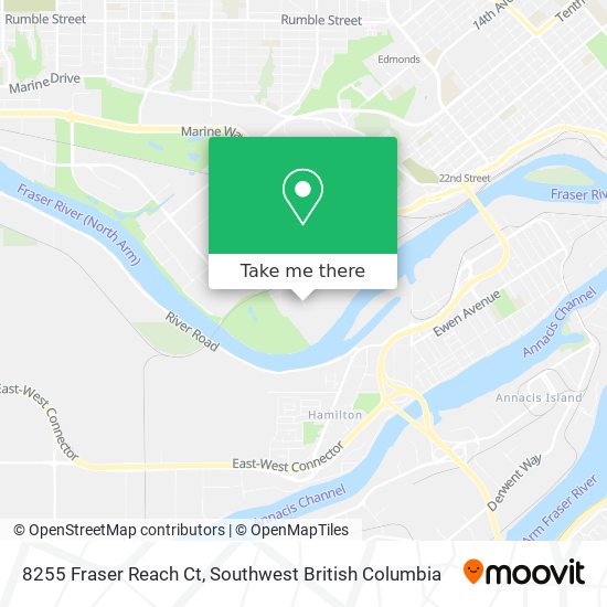 8255 Fraser Reach Ct map