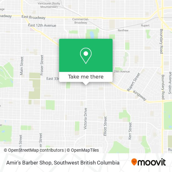 Amir's Barber Shop plan