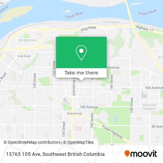 13765 105 Ave map
