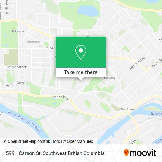 5991 Carson St map