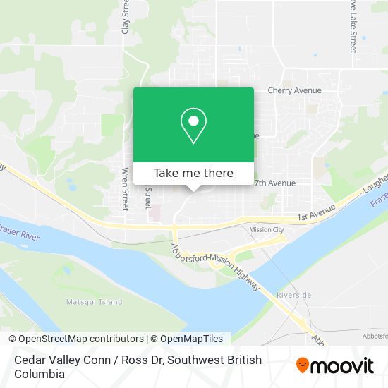 Cedar Valley Conn / Ross Dr map