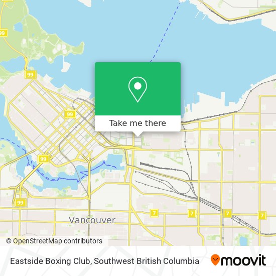 Eastside Boxing Club map