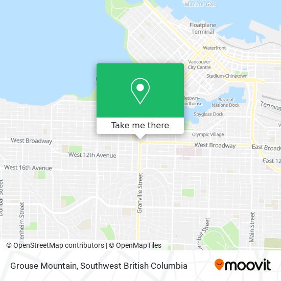 Grouse Mountain map