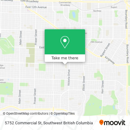5752 Commercial St map