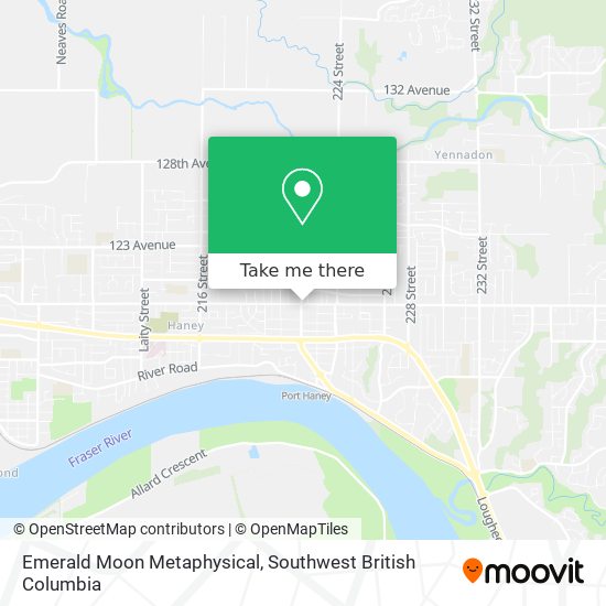 Emerald Moon Metaphysical map