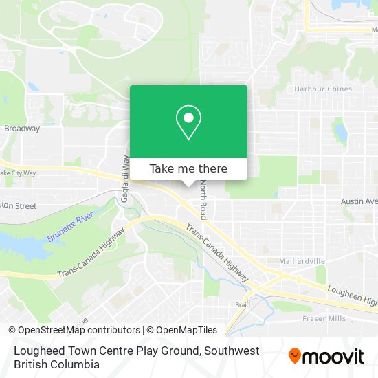 Lougheed Town Centre Play Ground map