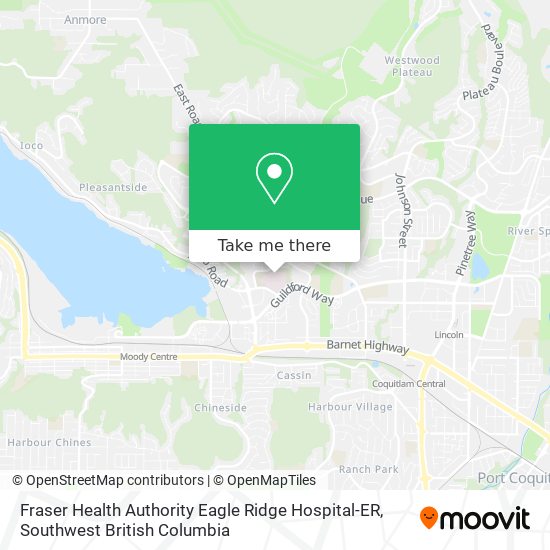 Fraser Health Authority Eagle Ridge Hospital-ER map