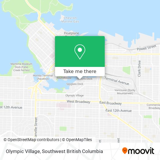 Olympic Village map