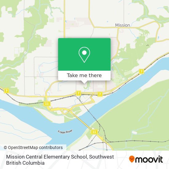 Mission Central Elementary School map