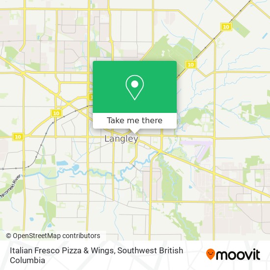 Italian Fresco Pizza & Wings map