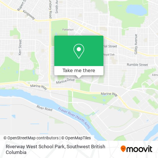 Riverway West School Park map