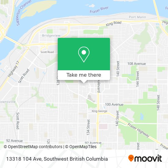 13318 104 Ave map