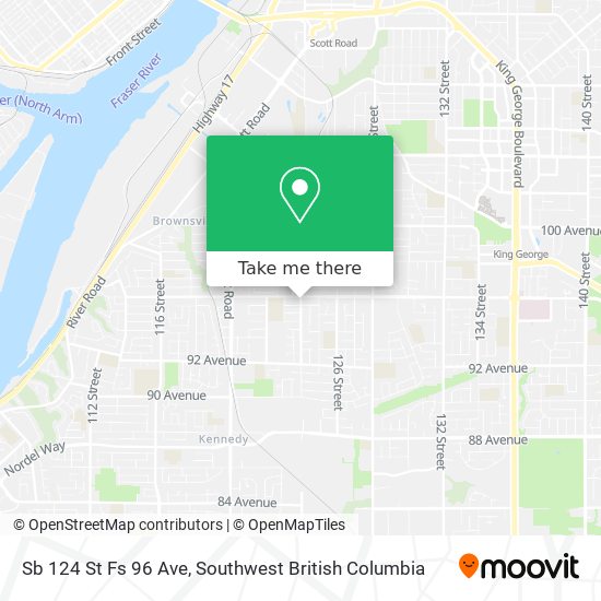 Sb 124 St Fs 96 Ave map