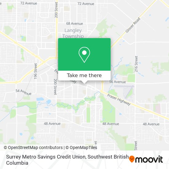 Surrey Metro Savings Credit Union map