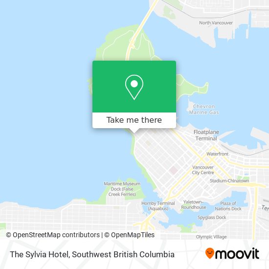 The Sylvia Hotel map