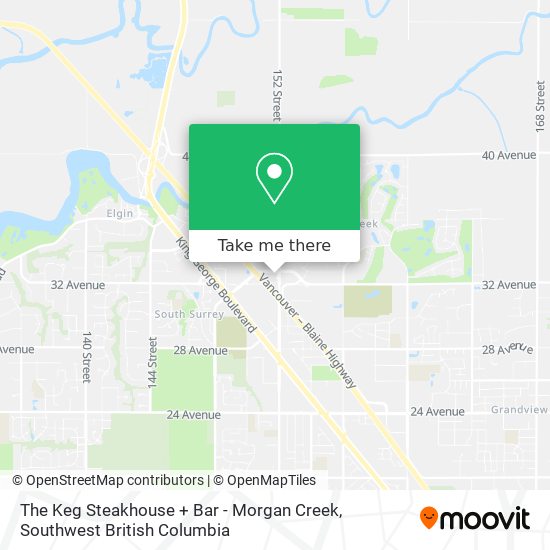 The Keg Steakhouse + Bar - Morgan Creek plan