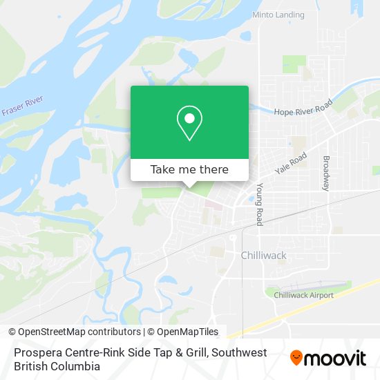Prospera Centre-Rink Side Tap & Grill map