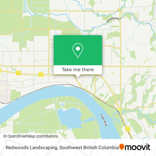 Redwoods Landscaping map