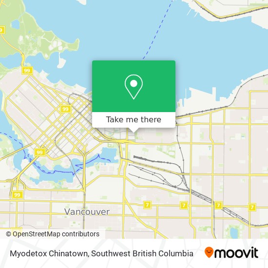 Myodetox Chinatown map