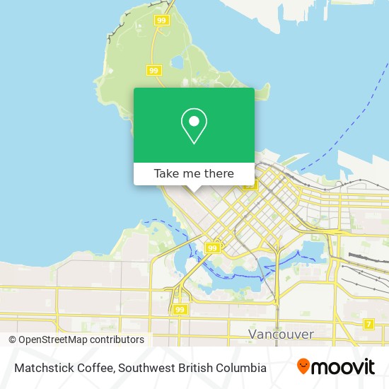 Matchstick Coffee map