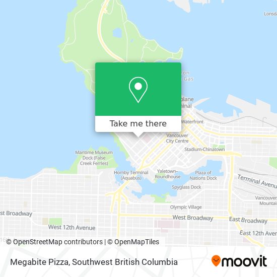 Megabite Pizza map
