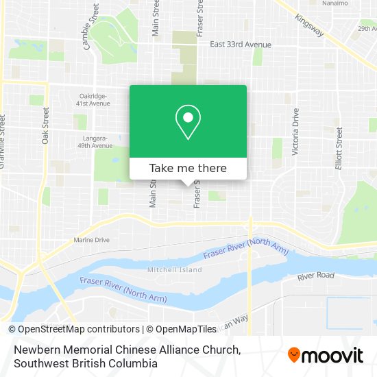 Newbern Memorial Chinese Alliance Church map